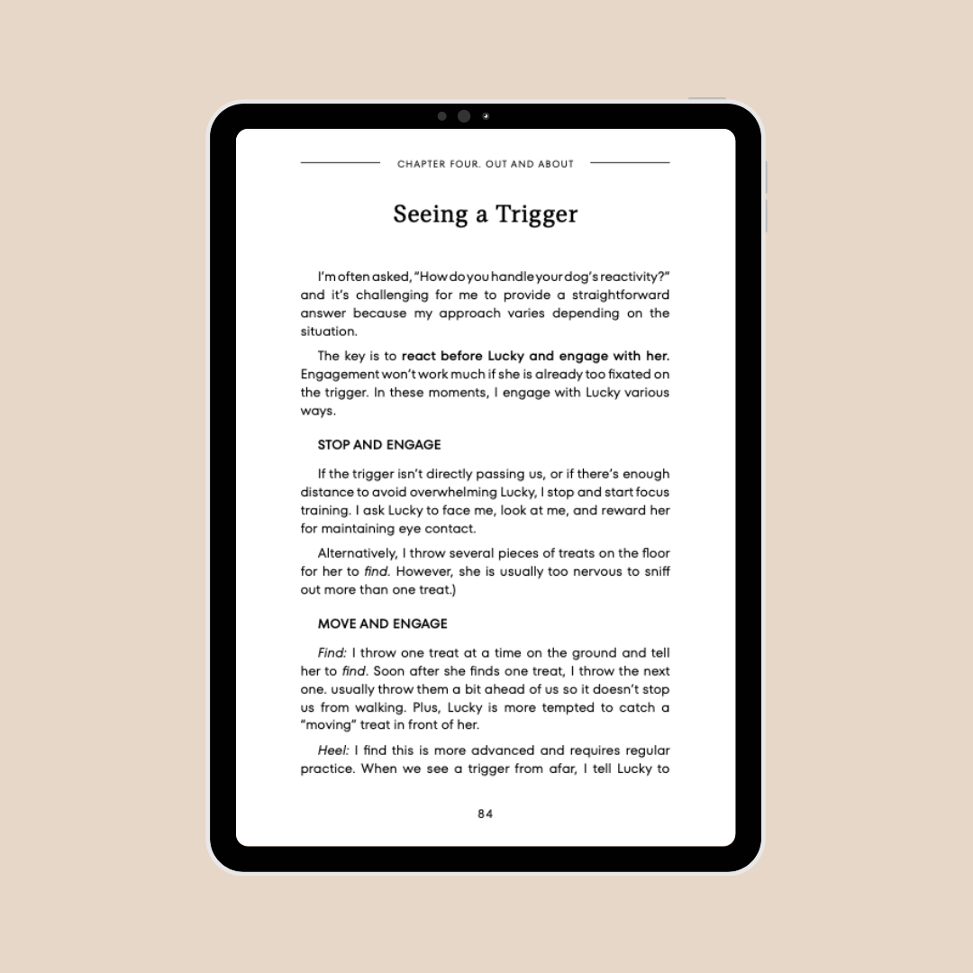 Our Book - Embracing Life with an Anxious and Reactive Dog